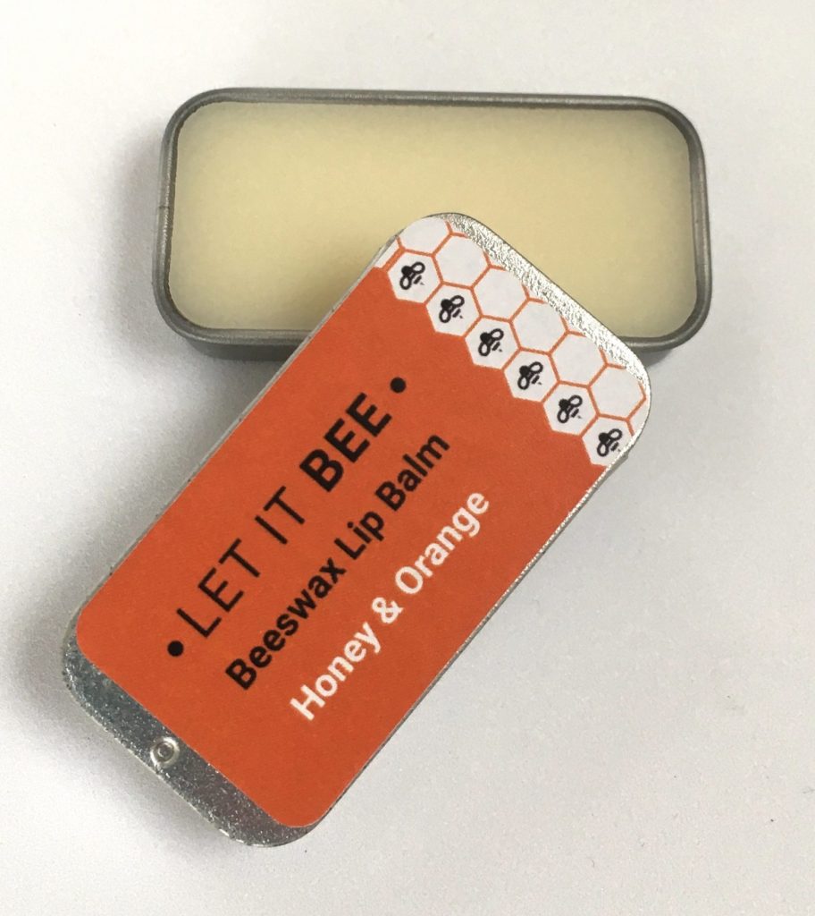 Natural, nourishing, honey bee Lip Balm for soft, moist lips Let It Bee